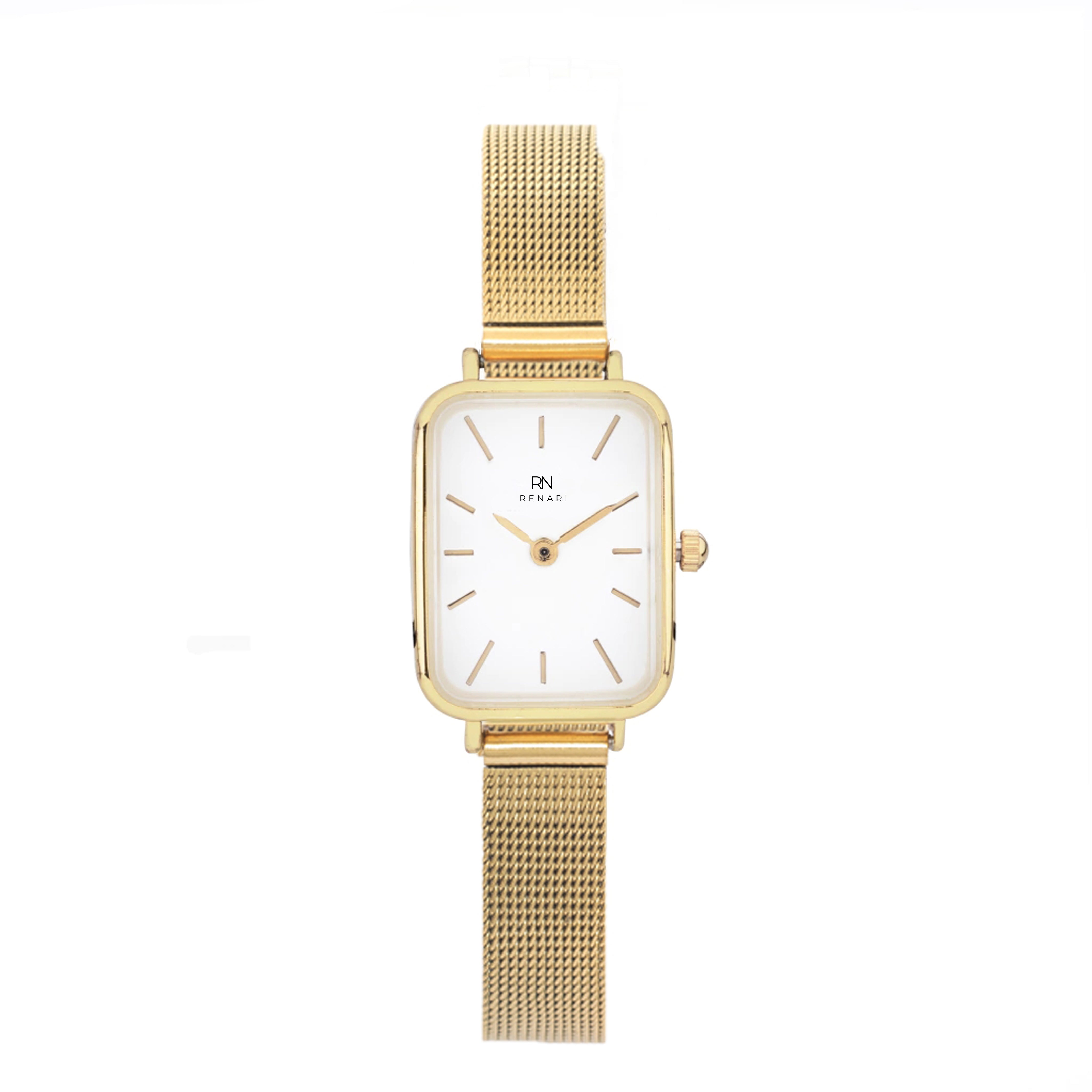 Reloj femenino cuadrado minimalista dorado Siena Golden