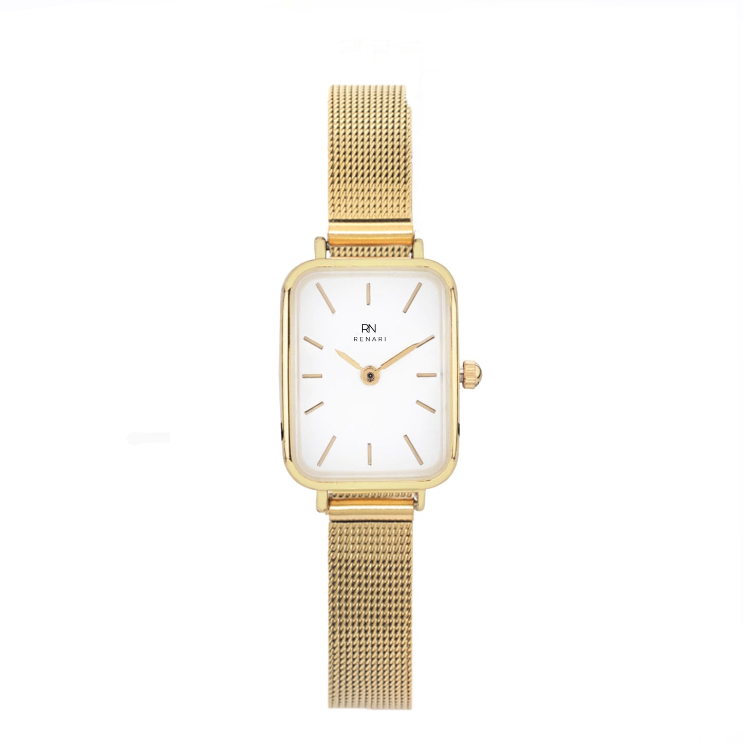 Reloj femenino cuadrado minimalista dorado Siena Golden