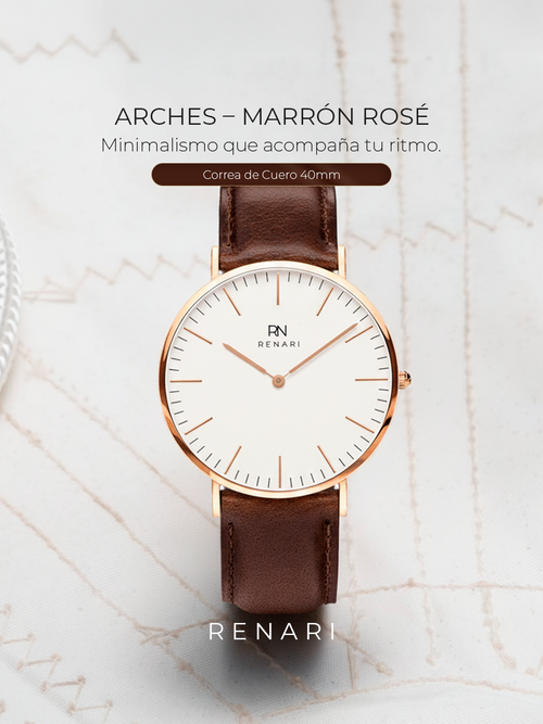 Reloj Arches Marrón
