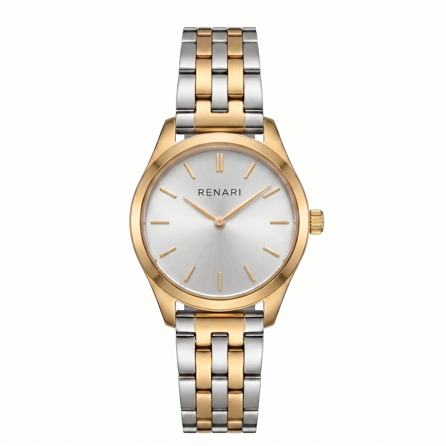 Reloj femenino redondo mini Niza bicolor
