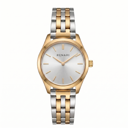 Reloj femenino redondo mini Niza bicolor