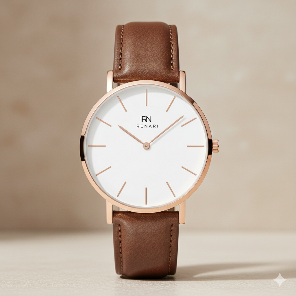 Reloj Chicago Marrón